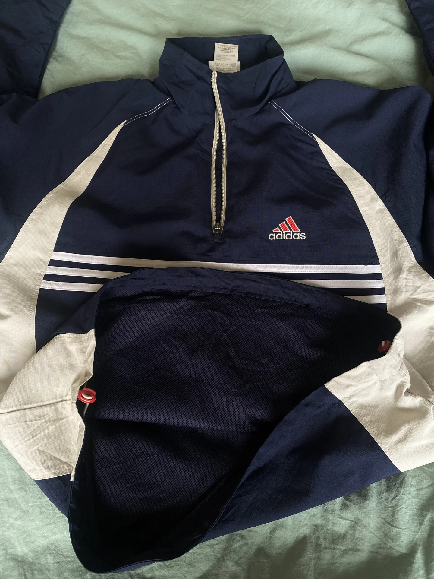 Ветровка adidas originals винтаж - миниатюра 2