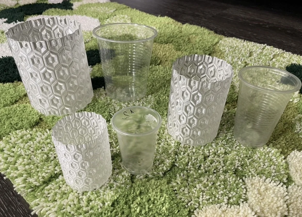 Кашпо под стаканчики 3D