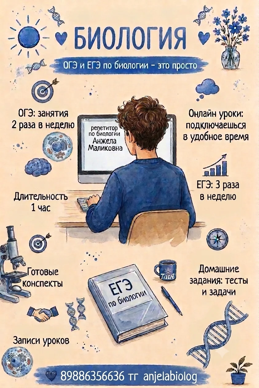 Подготовка к ОГЭ и ЕГЭ по биологии - изображение 1