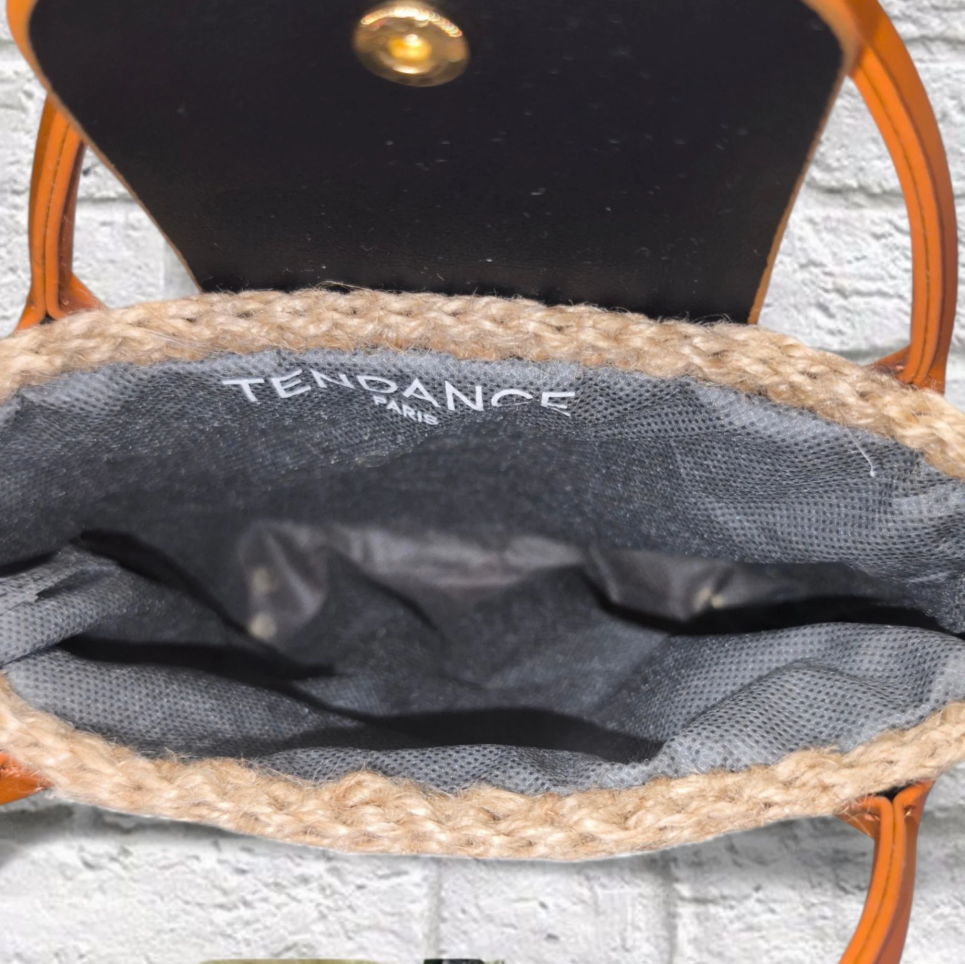 Сумка из джута ручной работы в стиле Longchamp (новая) - миниатюра 6
