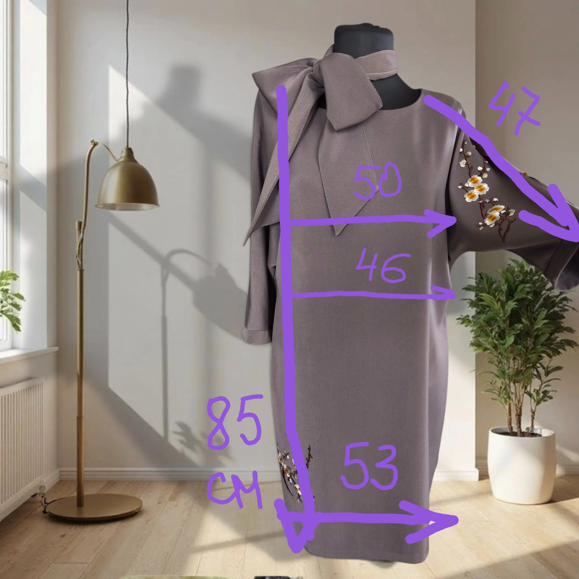 Женское платье Evromoda 46 р. - миниатюра 3