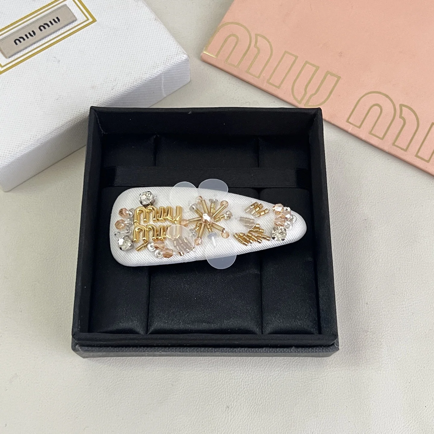 Заколка miu miu - миниатюра 3