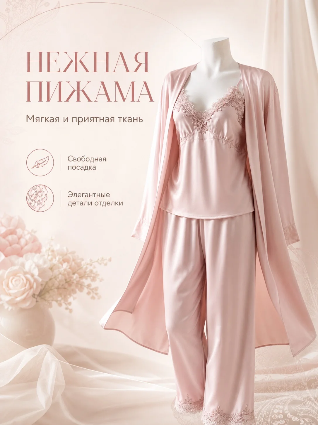Домашний костюм женский новый - изображение 1
