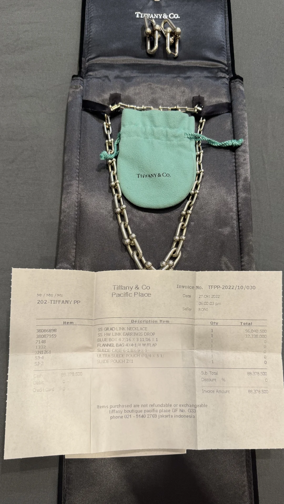 Колье и серьги Tiffany HardWear - миниатюра 3