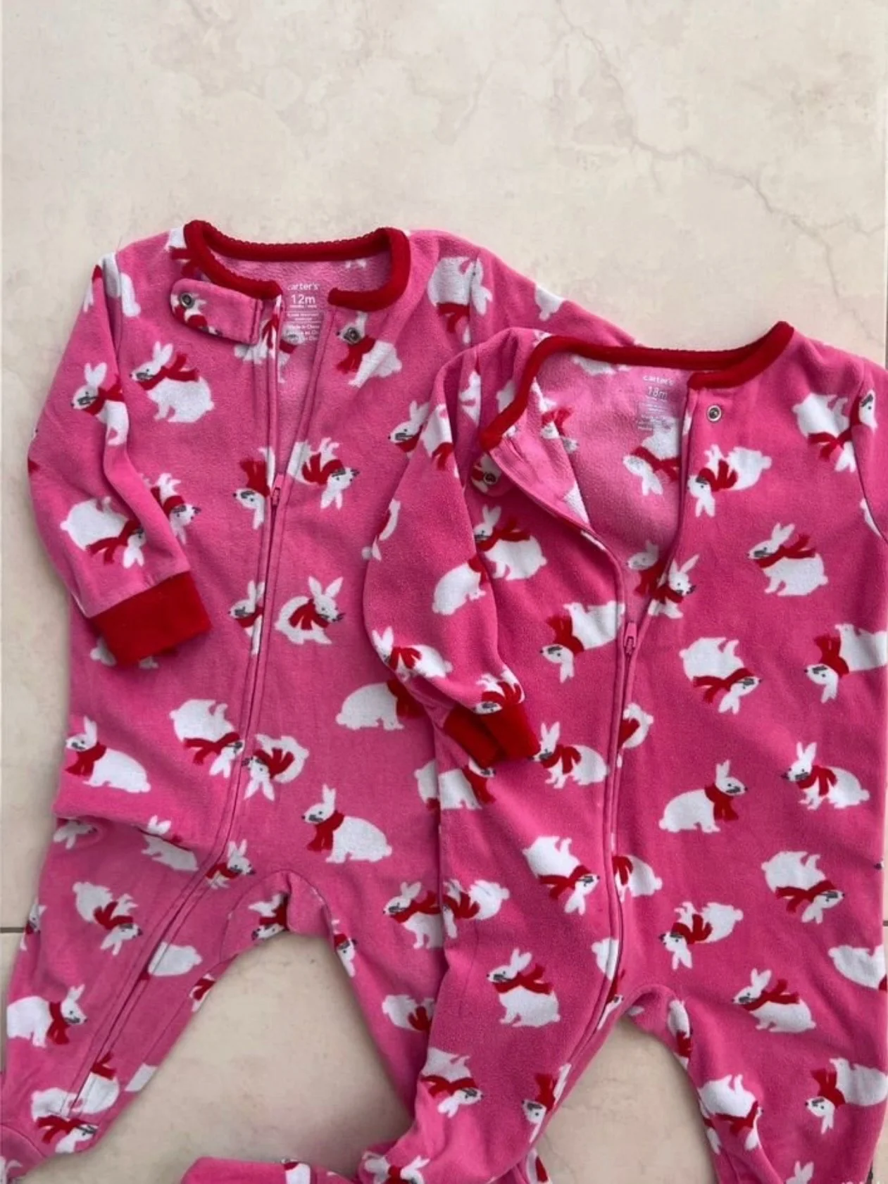 Комбинезон слип Carters для погодок 80 86 - миниатюра 2