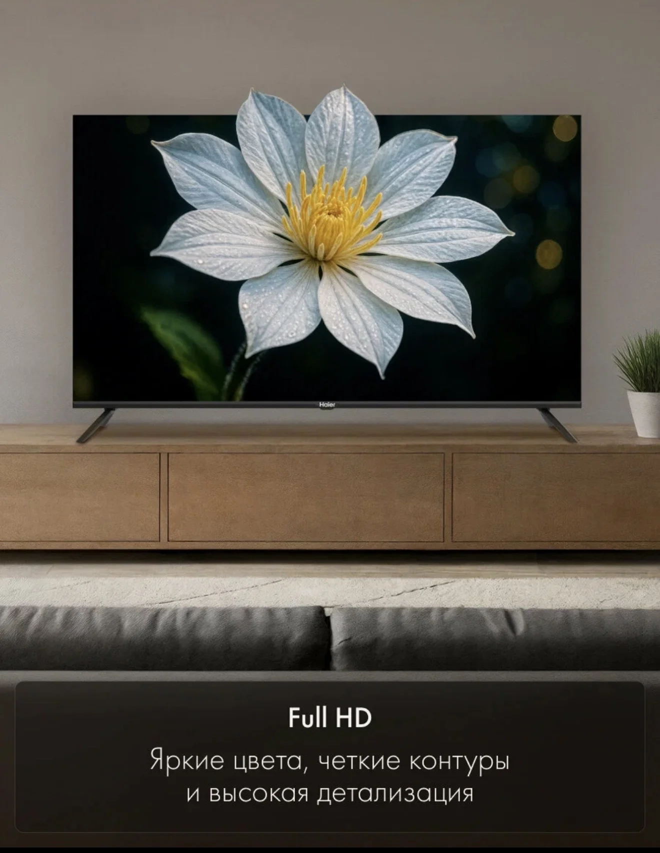 Телевизор Haier 32" LED S2, Smart TV - миниатюра 4