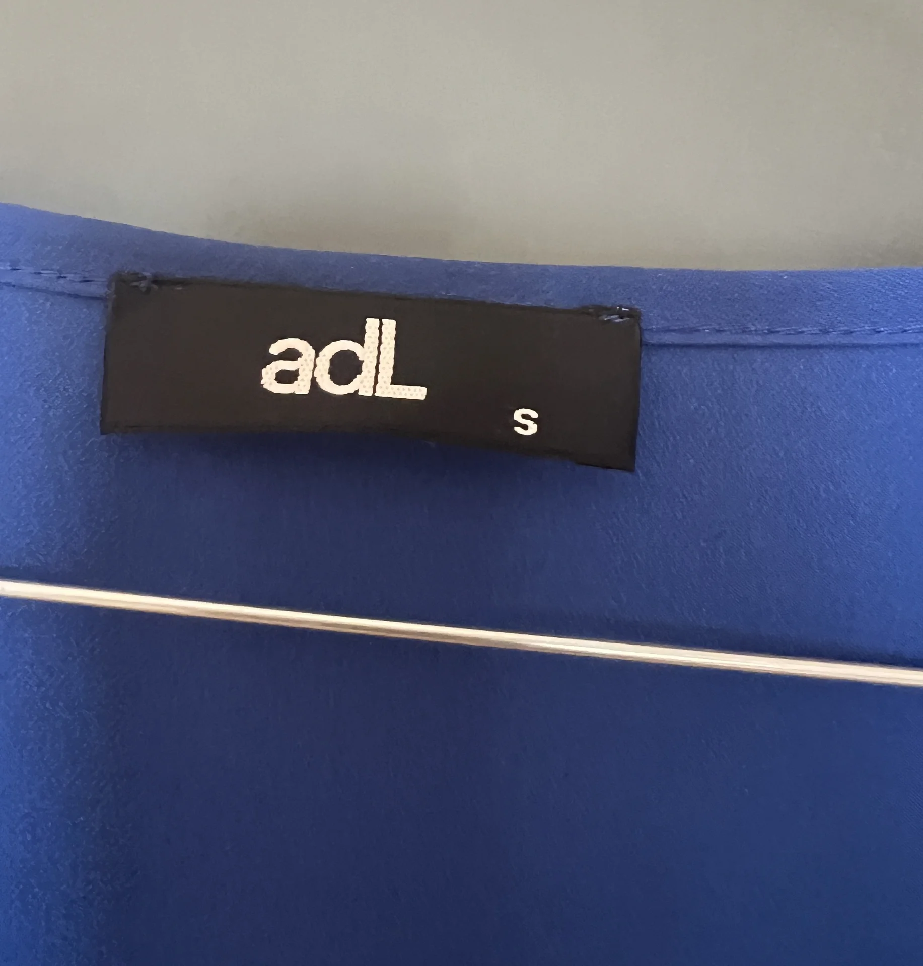 Легкая синяя блуза ADL с рукавами на 3/4, Турция - миниатюра 3