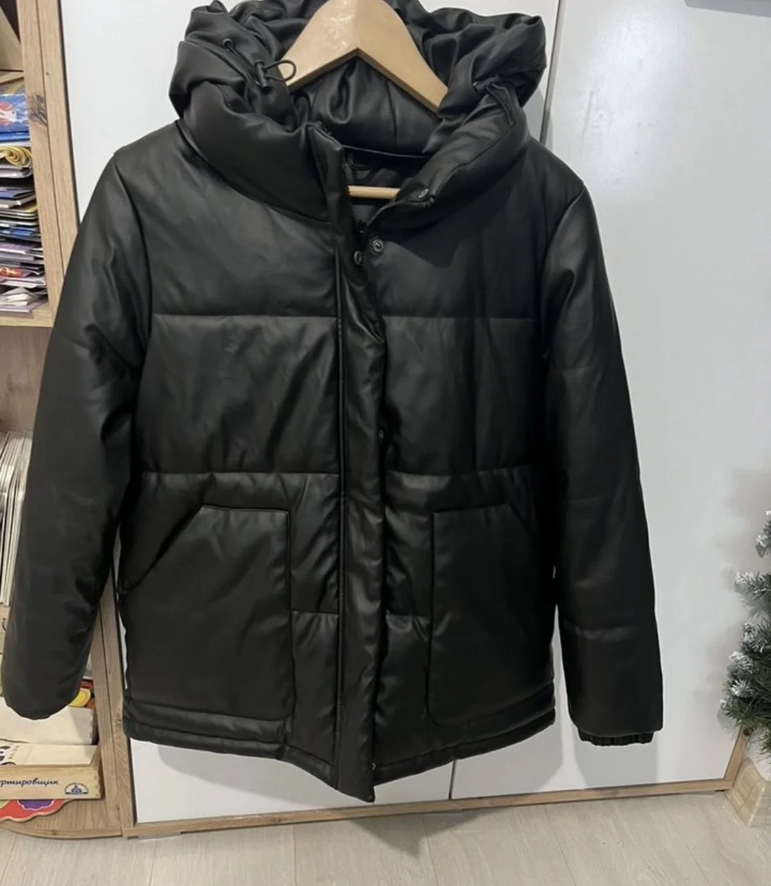 Куртка из экокожи 44 р-Р - миниатюра 3