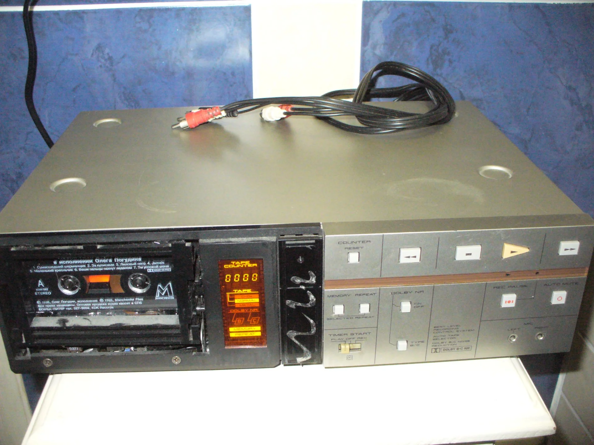 Магнитофонная дека AKAI HX-M5 от музыкального центра AKAI AA-M3 DT-M7 (Япония). - изображение 1