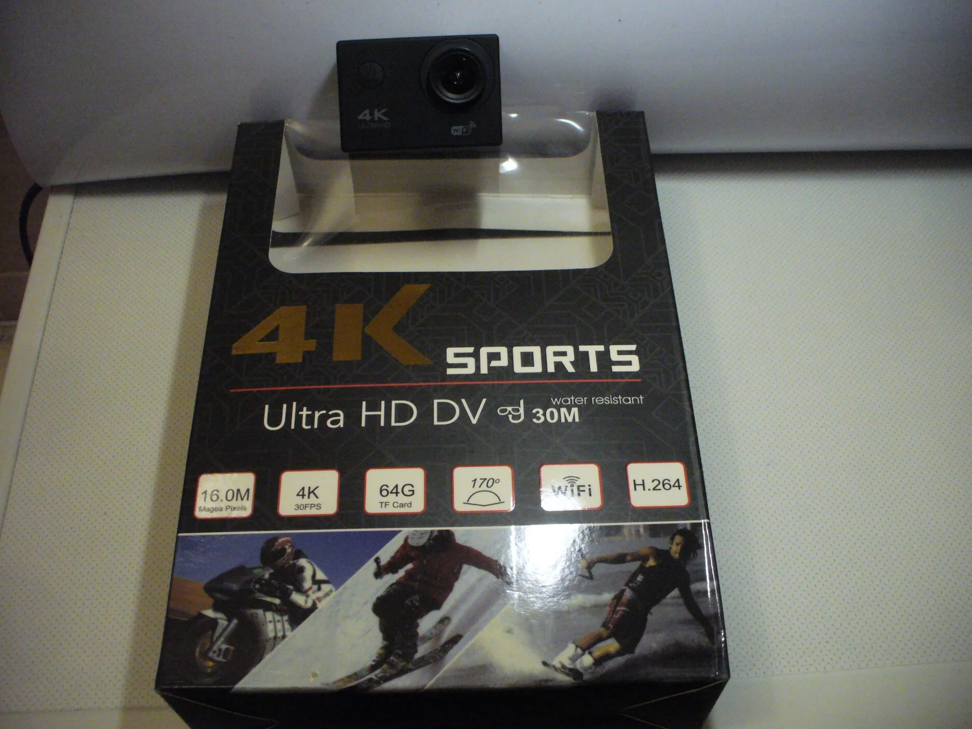 Экшн камера 4К Sports ULTRA HD практически новая. - изображение 1