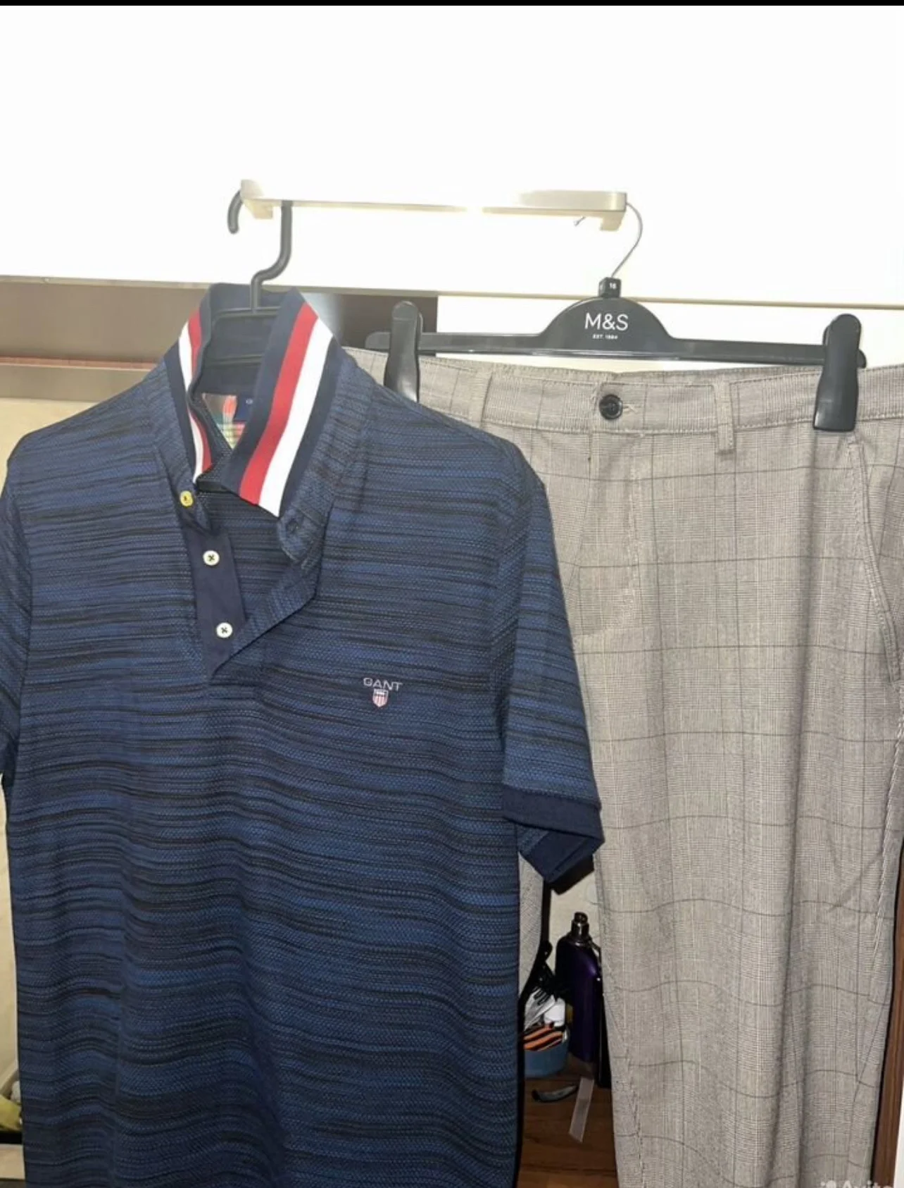 Брюки Zara р48/50/ поло Gant р48 - миниатюра 5