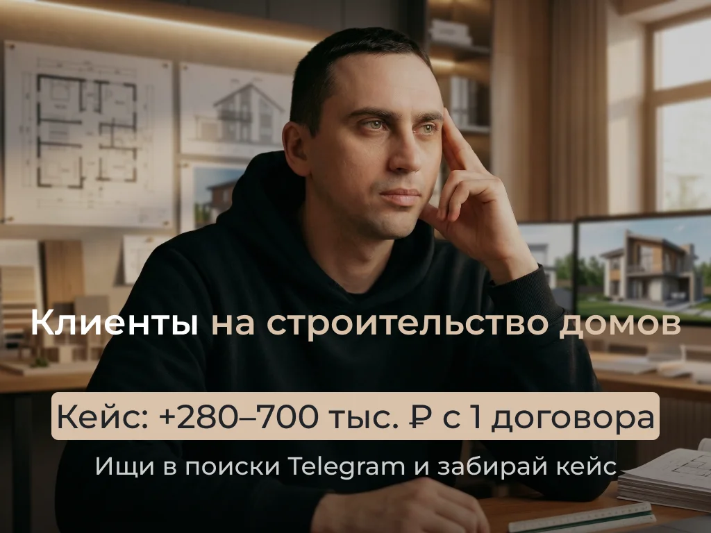 Помогаю находить заказчиков на дома 12 млн+ - изображение 1