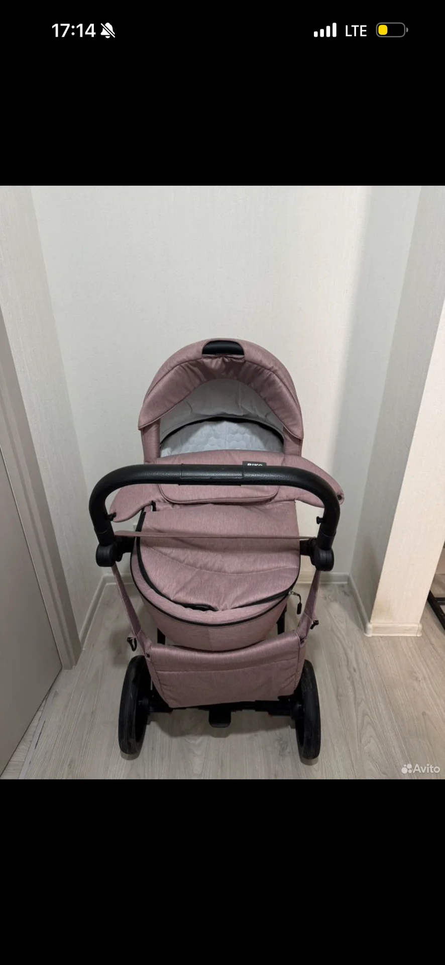 Коляска 2 в 1 Riko Basic Montana светло-розовый - миниатюра 2