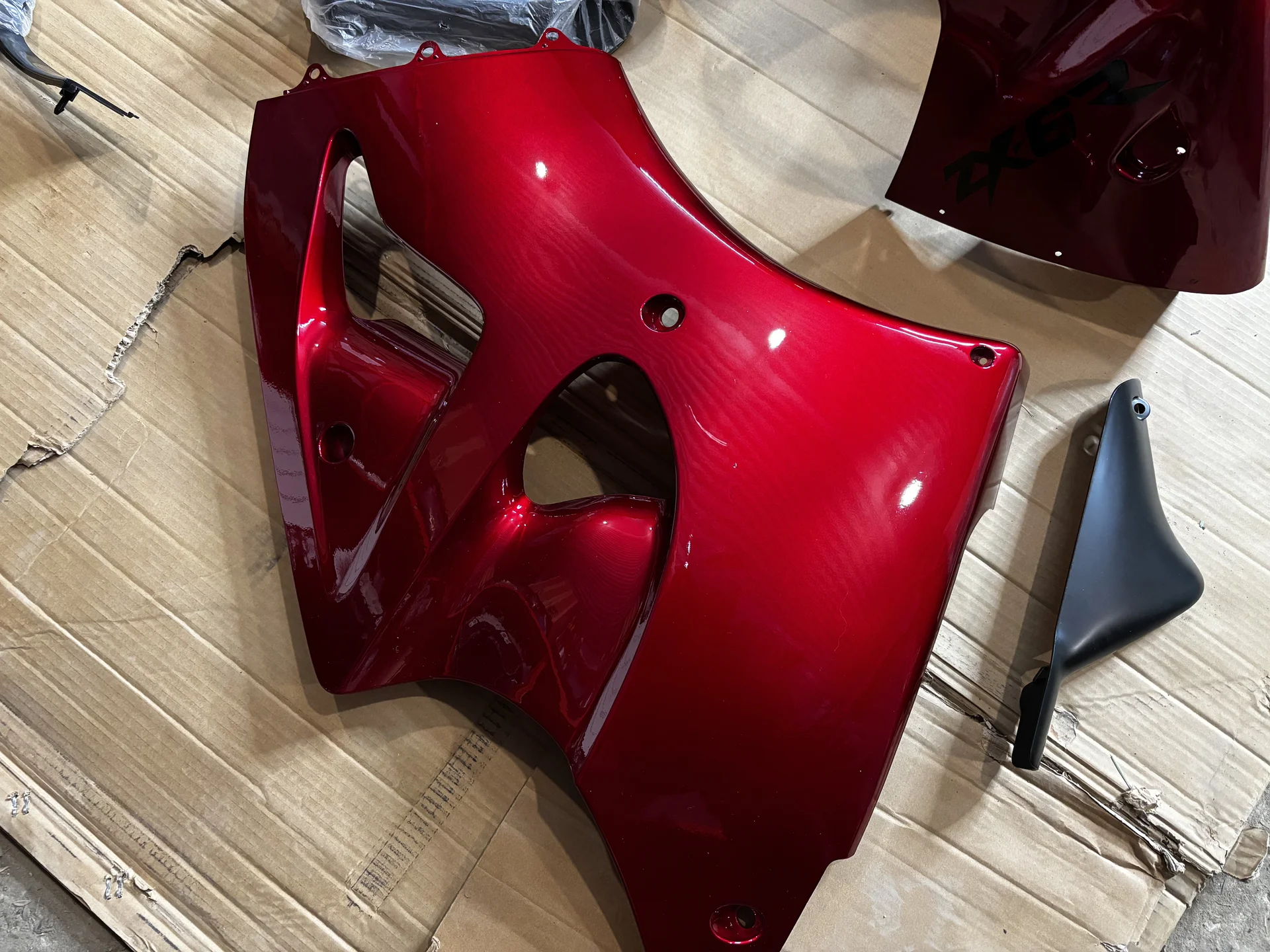 Kawasaki ZX6R 2000-2002 Комплект пластика - миниатюра 8