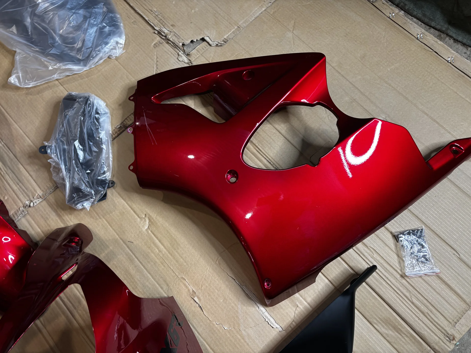 Kawasaki ZX6R 2000-2002 Комплект пластика - миниатюра 9