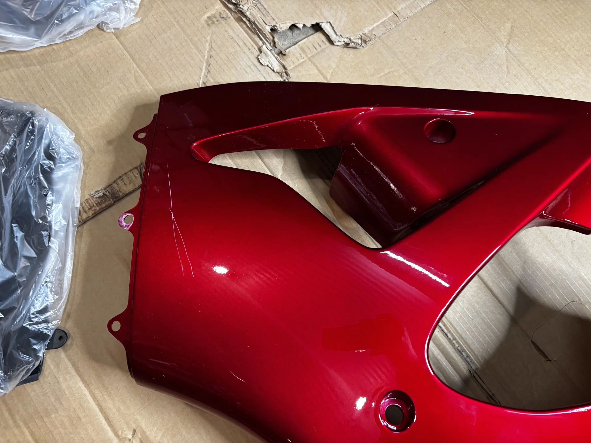 Kawasaki ZX6R 2000-2002 Комплект пластика - миниатюра 11
