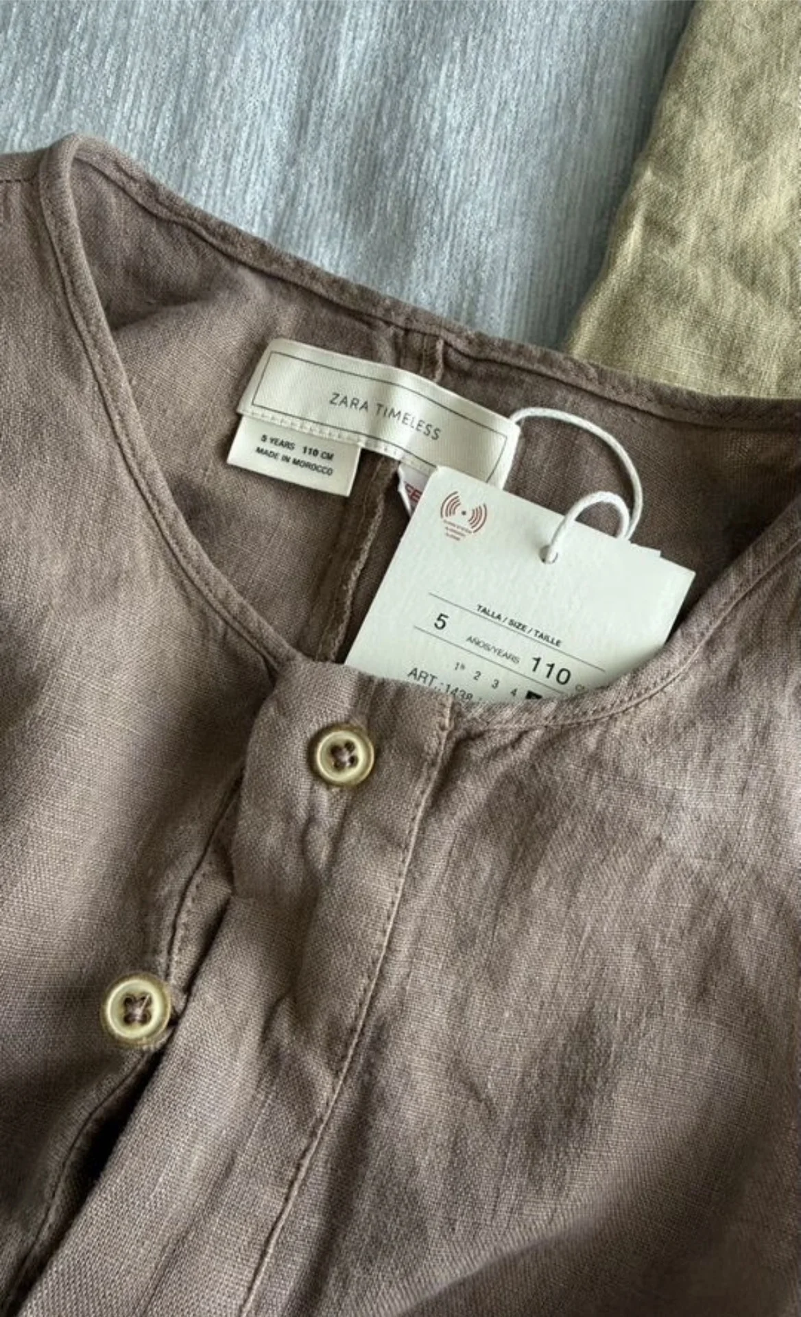 Новый комбинезон Zara 100% лен - миниатюра 8