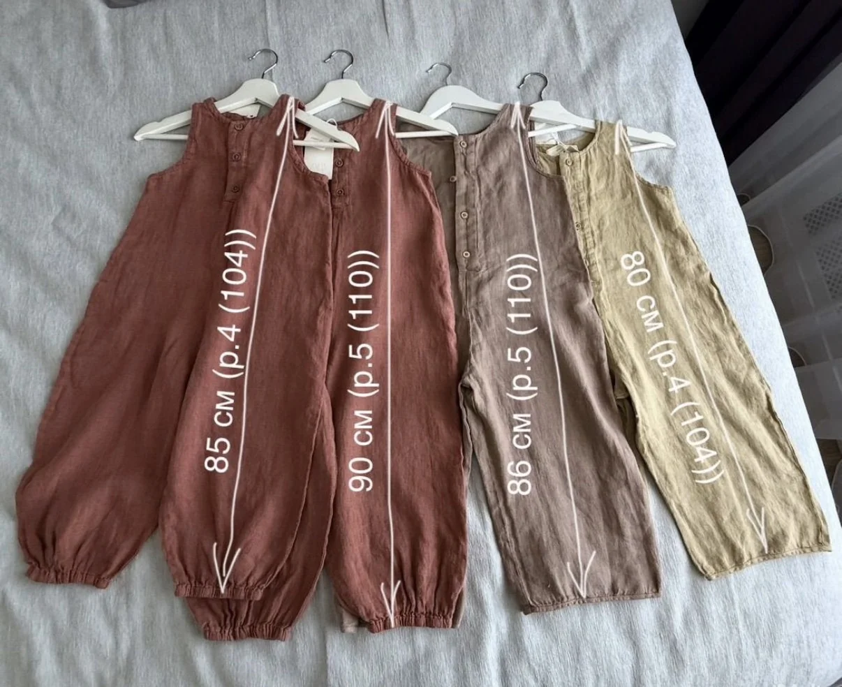 Новый комбинезон Zara 100% лен - миниатюра 10