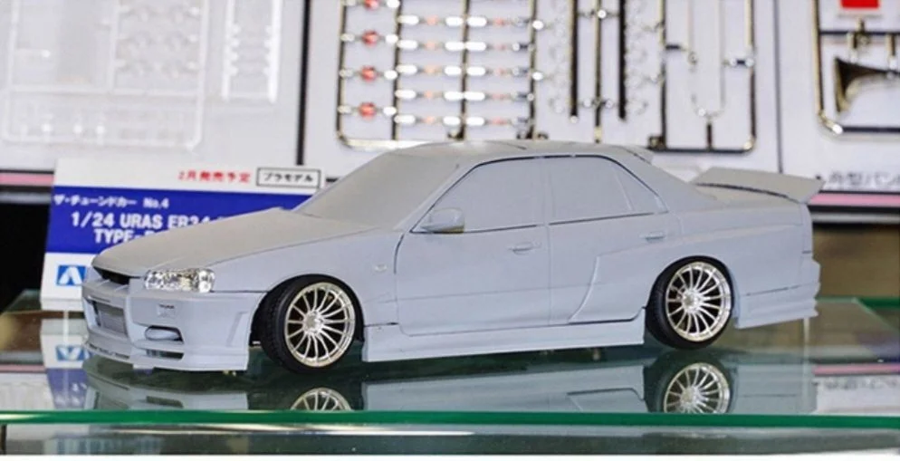 Сборная модель Nissan Skyline R34 Type-R URAS - миниатюра 9