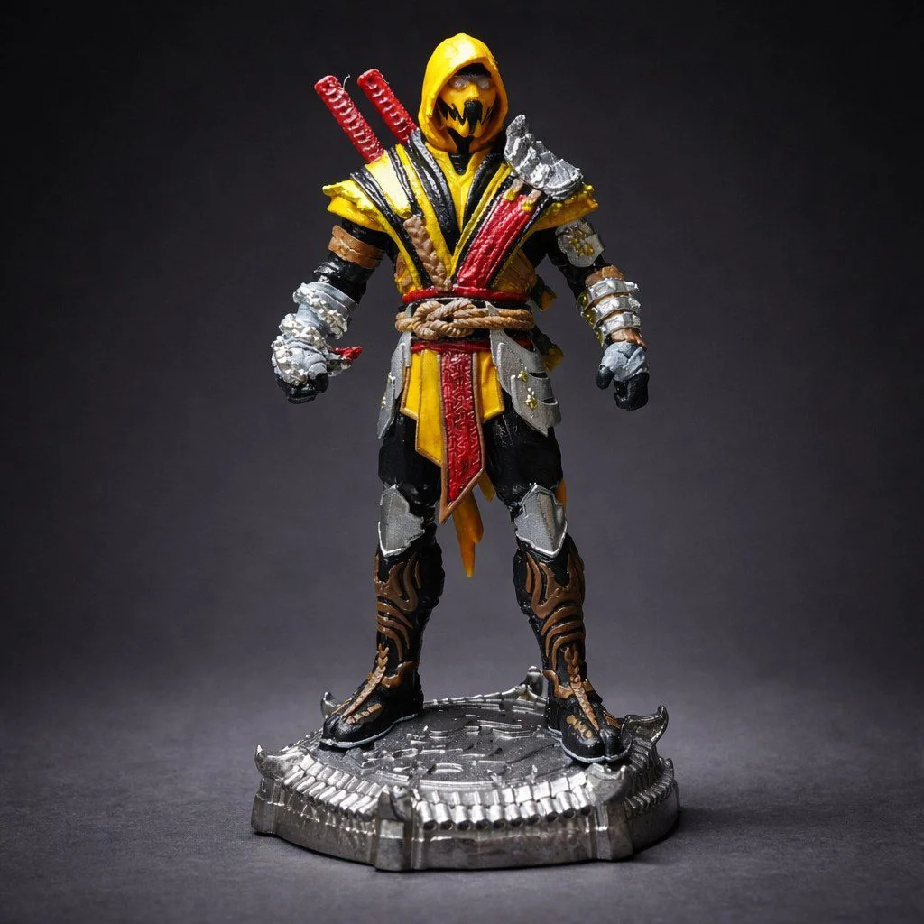 Фигурка Скорпион из Mortal Kombat, Scorpion - миниатюра 2
