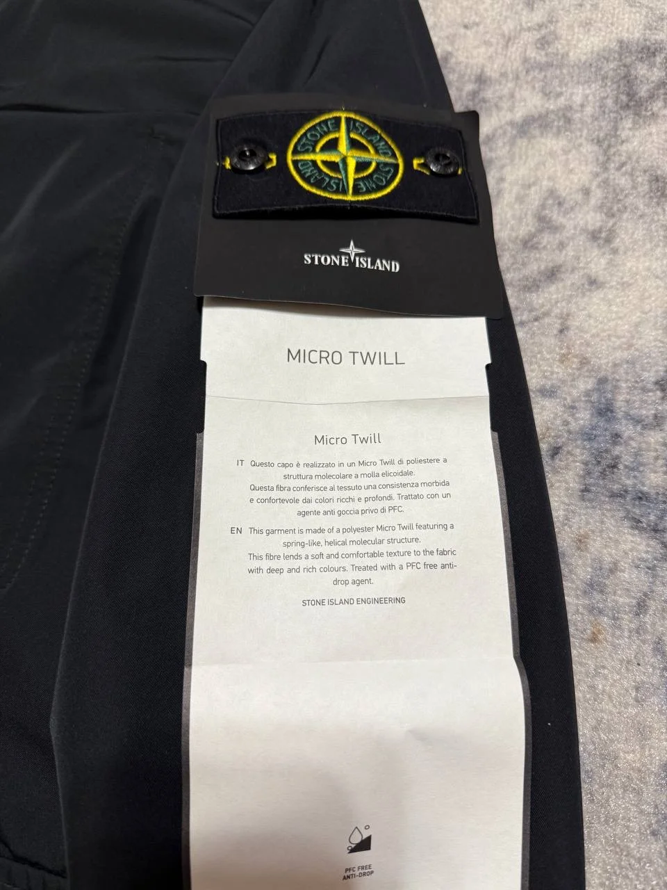 Stone island micro twill ветровка - миниатюра 4