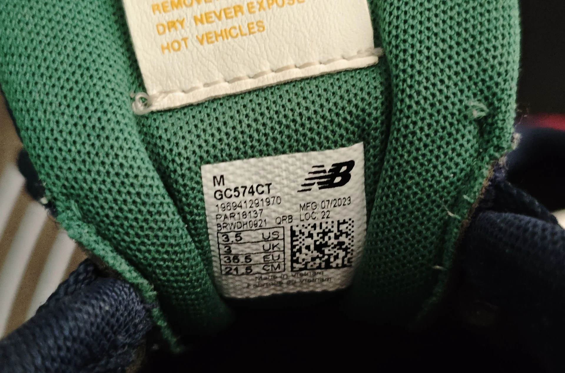 Кроссовки для мальчика New Balance 574 - миниатюра 4