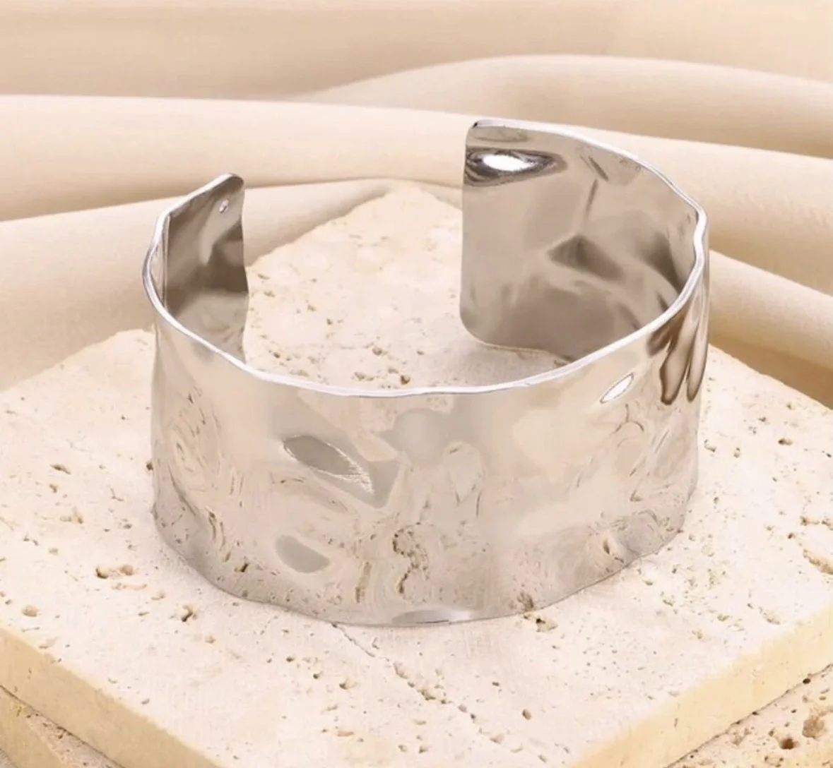 Серебряный браслет широкий новый - миниатюра 5