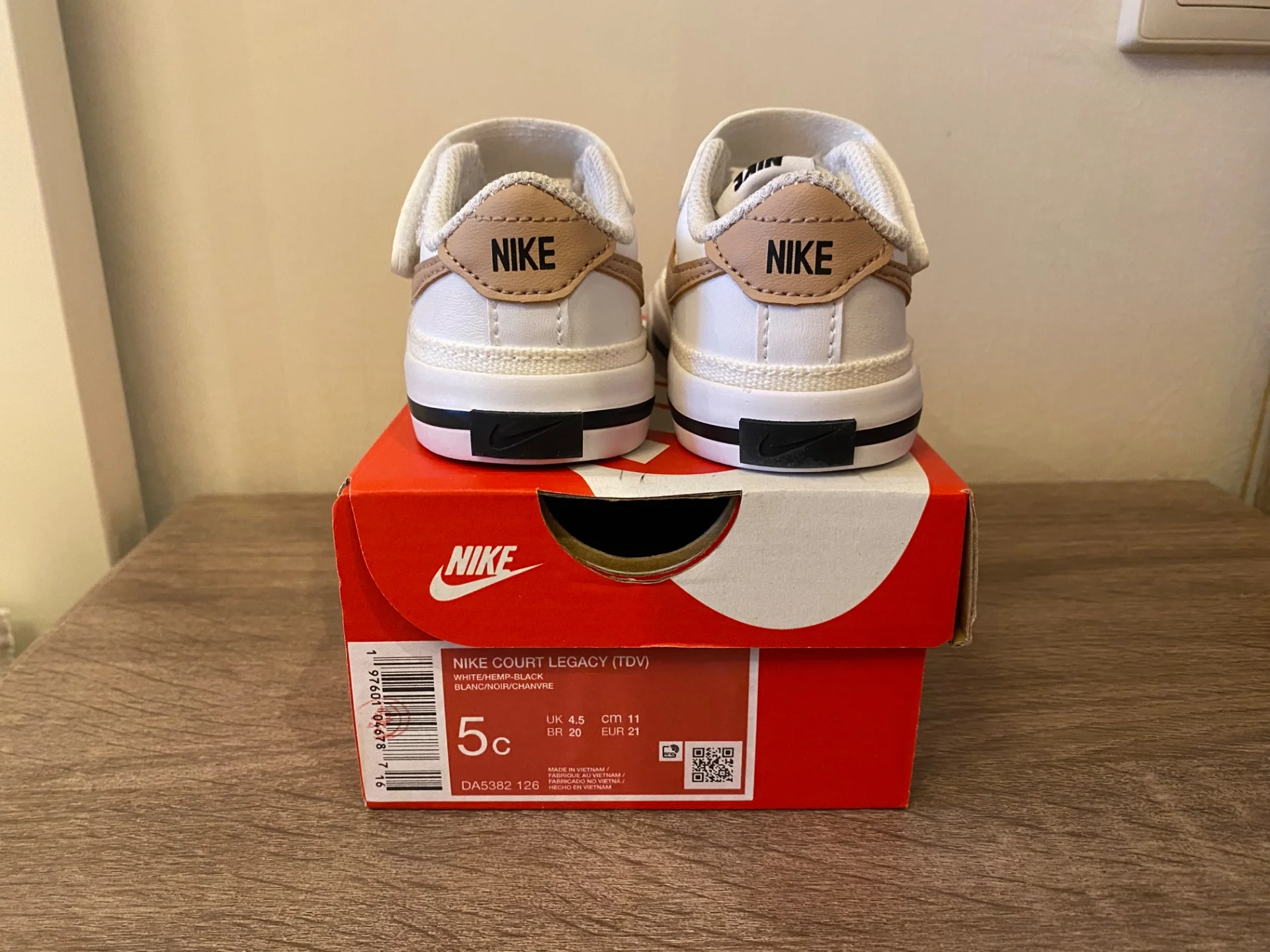 Детские кроссовки NIKE оригинал 21 размер - миниатюра 4