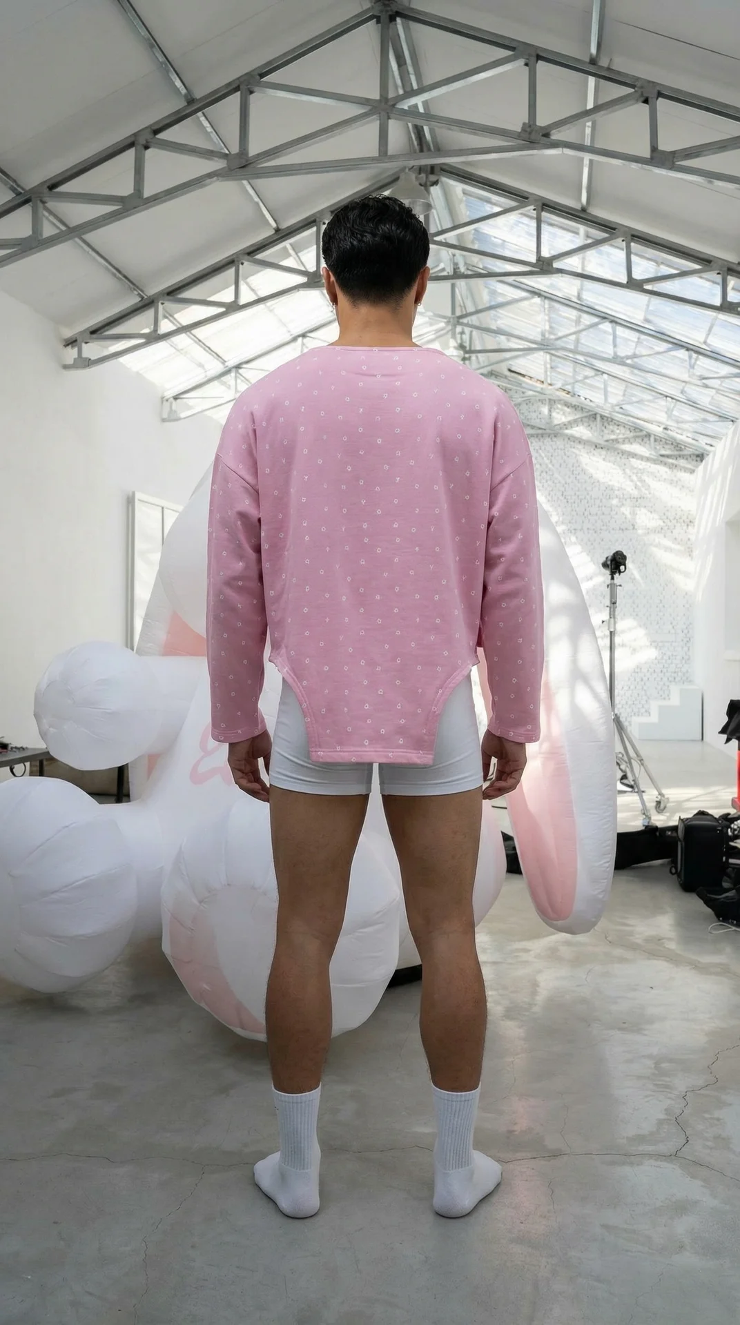 Лонгслив Oversize с принтом - миниатюра 15