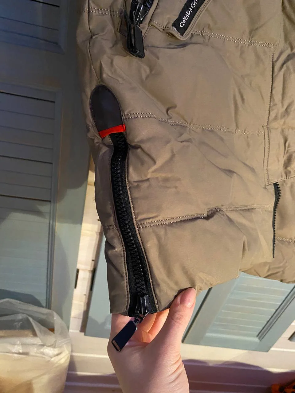 Пуховик детский canada goose S - миниатюра 3