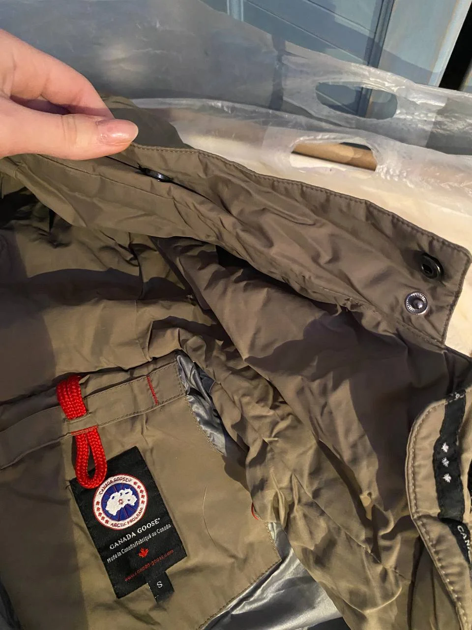 Пуховик детский canada goose S - миниатюра 11