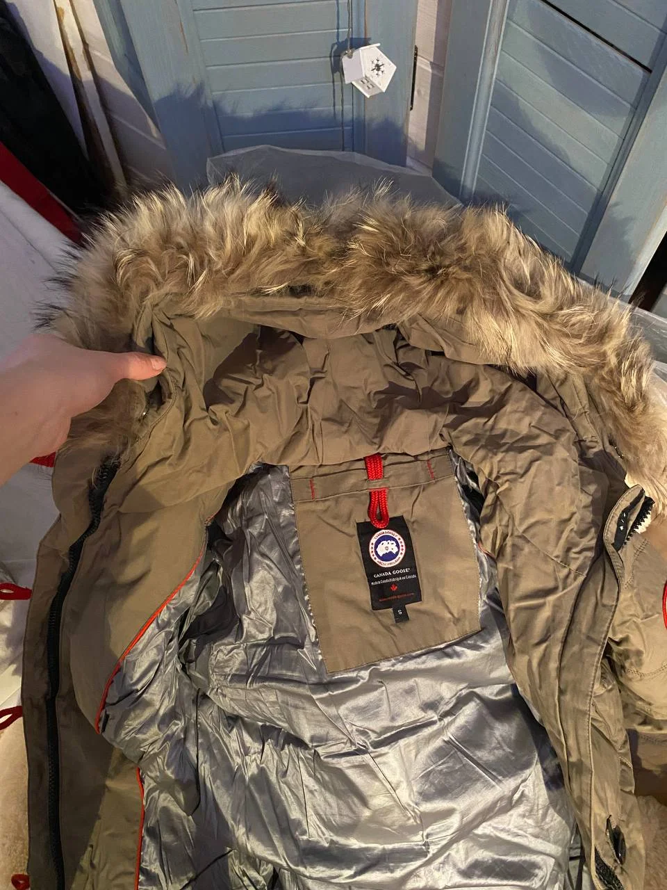 Пуховик детский canada goose S - миниатюра 12