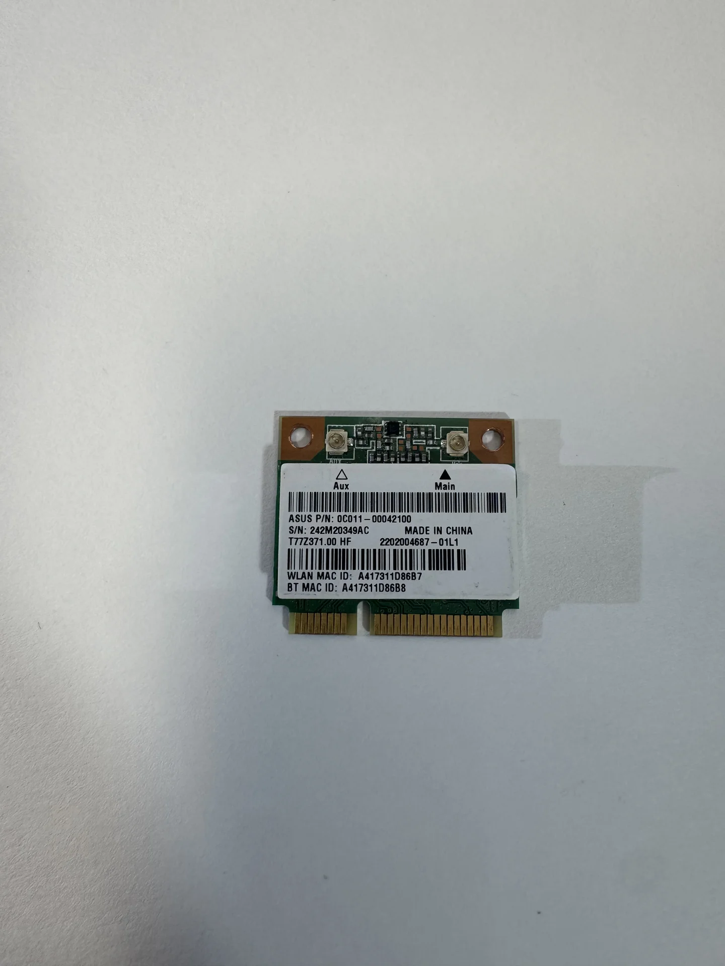 Wi-fi модуль для ноутбука Asus x501u - изображение 1