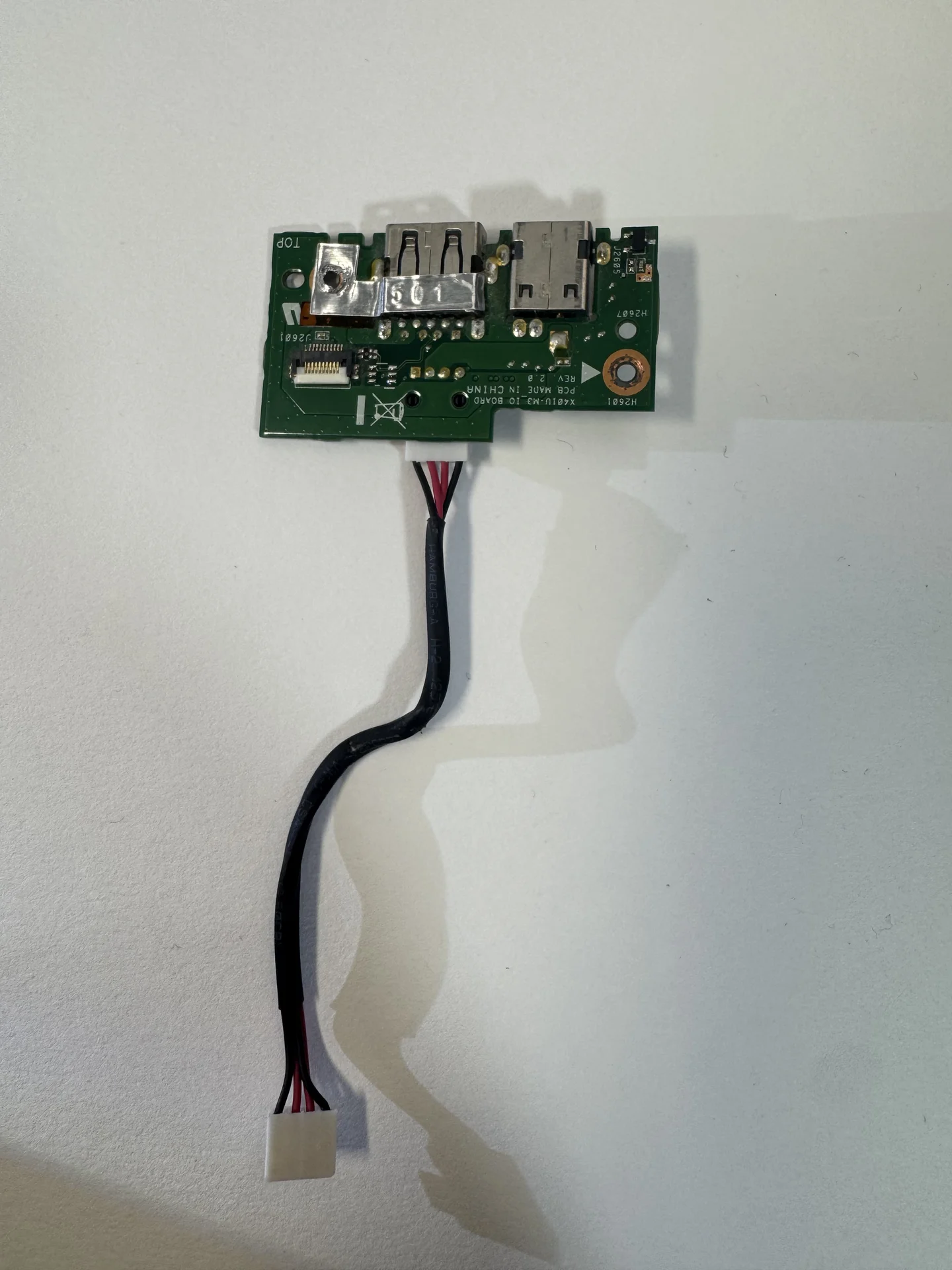 Плата USB и питания для ноутбука Asus x501u - миниатюра 2