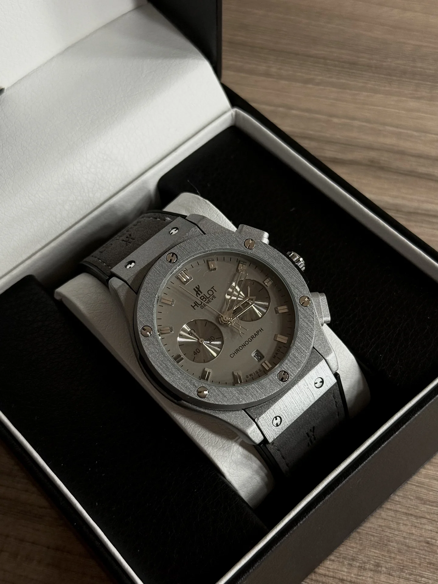 Часы мужские Hublot Chronograph Премиум - изображение 1