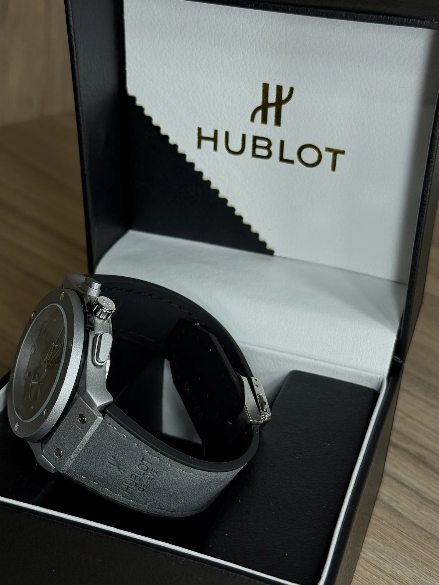 Часы мужские Hublot Chronograph Премиум - миниатюра 5