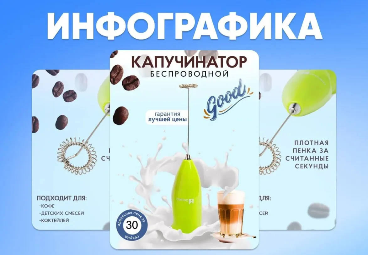 Продающий дизайн карточек Ozon и Wildberries - миниатюра 4