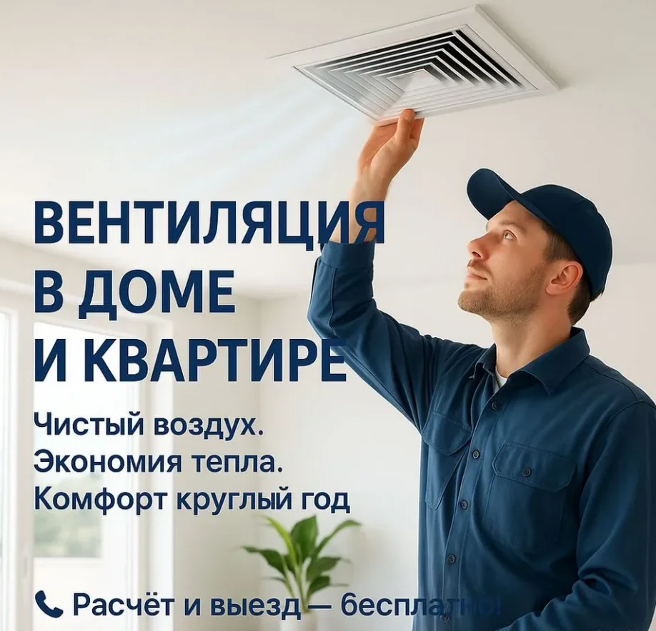 Монтаж вентиляции под ключ в Москве и области - миниатюра 2