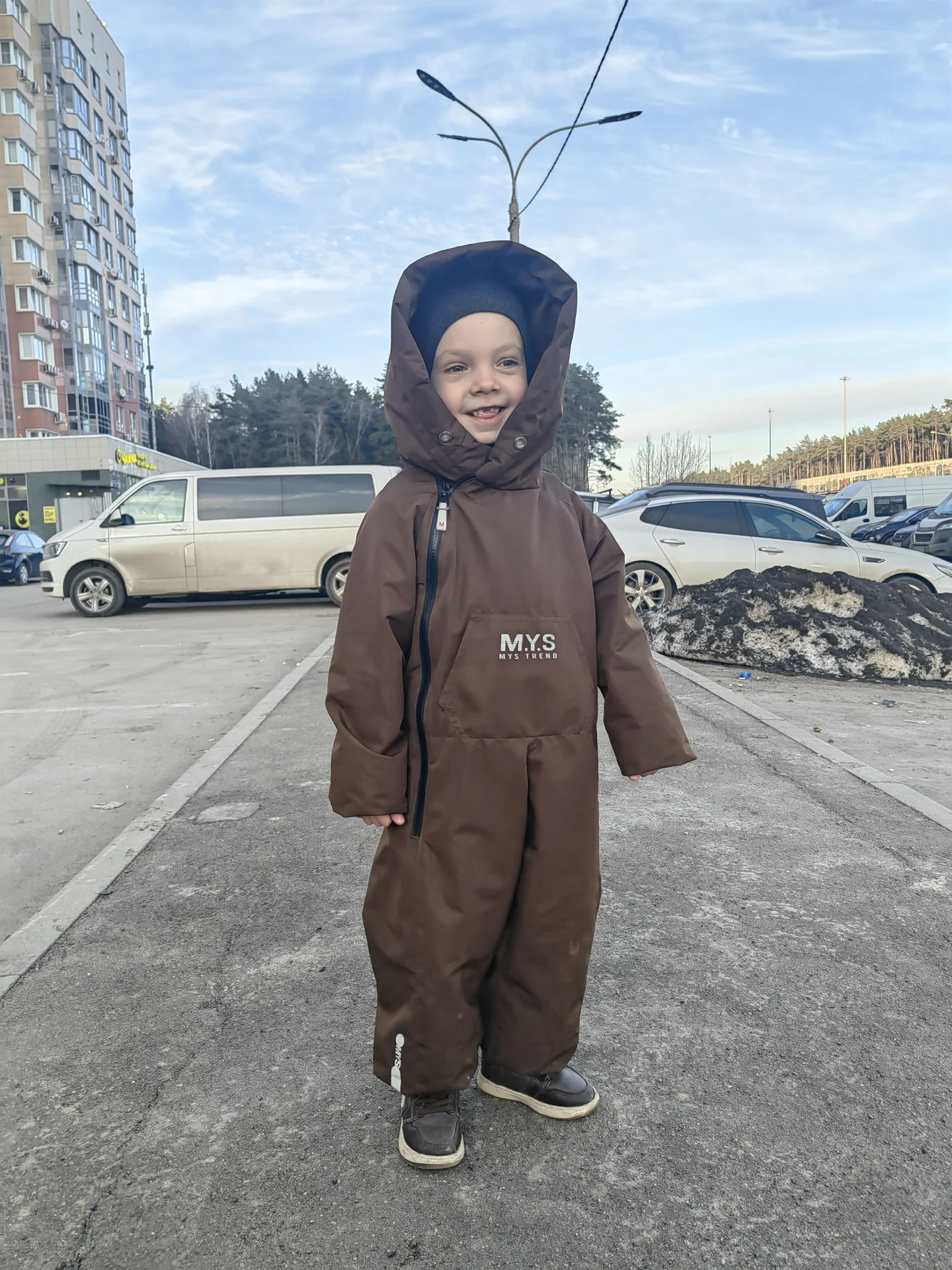 Комбинезон демисезонный на мальчика - миниатюра 3
