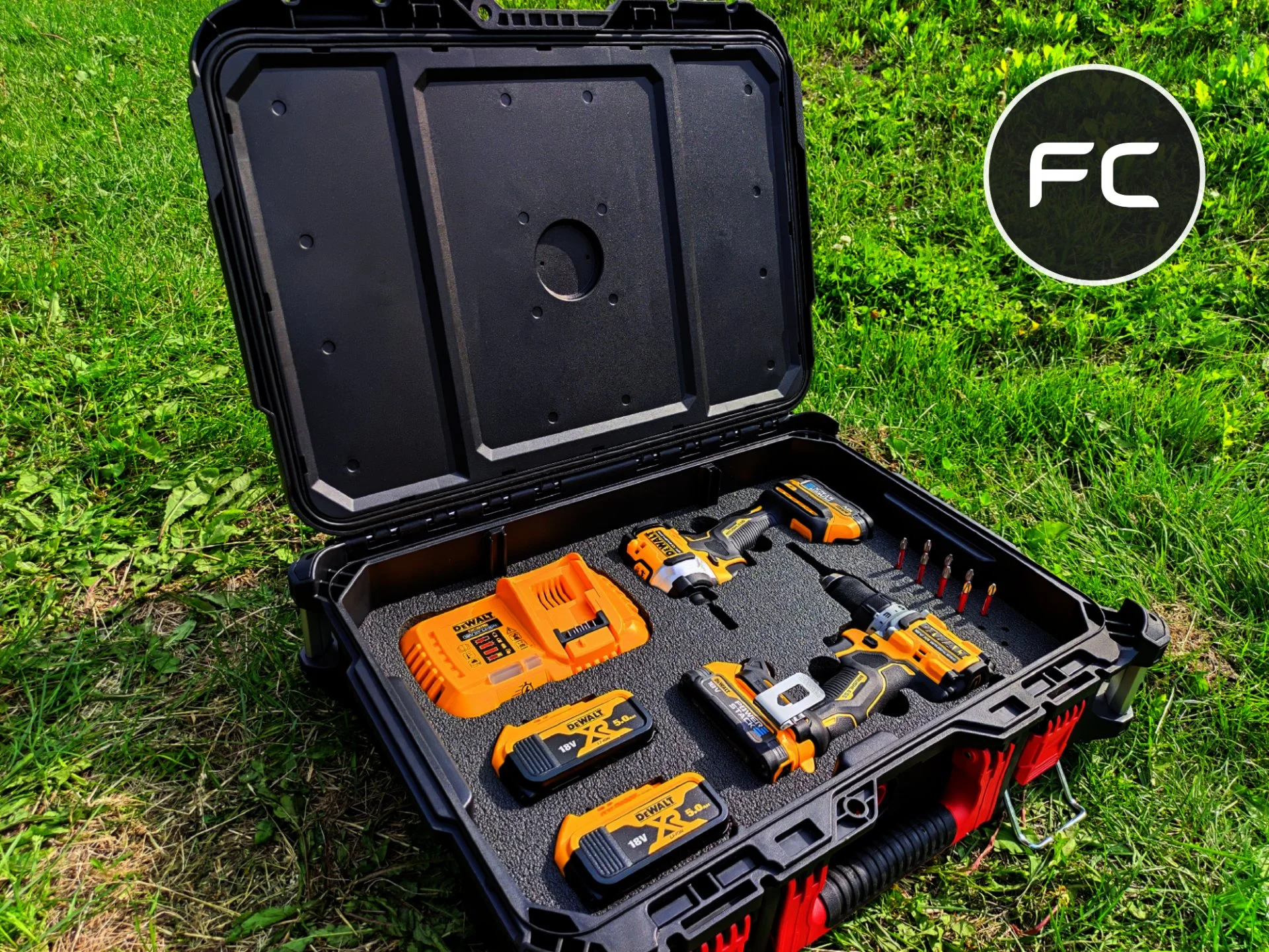 Ложементы для DeWALT 18/20V в ящики Milwaukee Packout - миниатюра 6