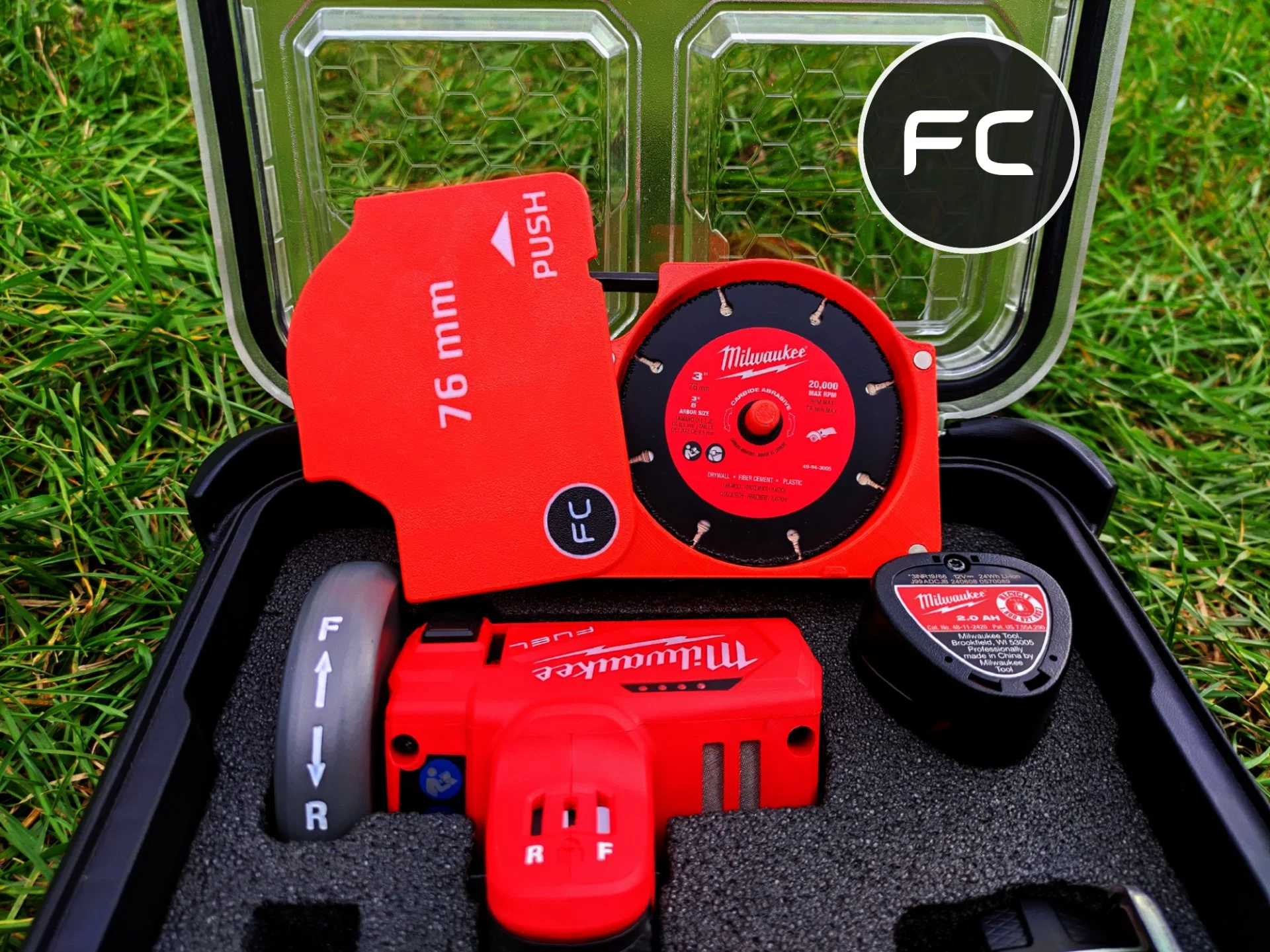 Ложемент для мини-ушм Milwaukee M12 2522-20 (FCOT) - миниатюра 4