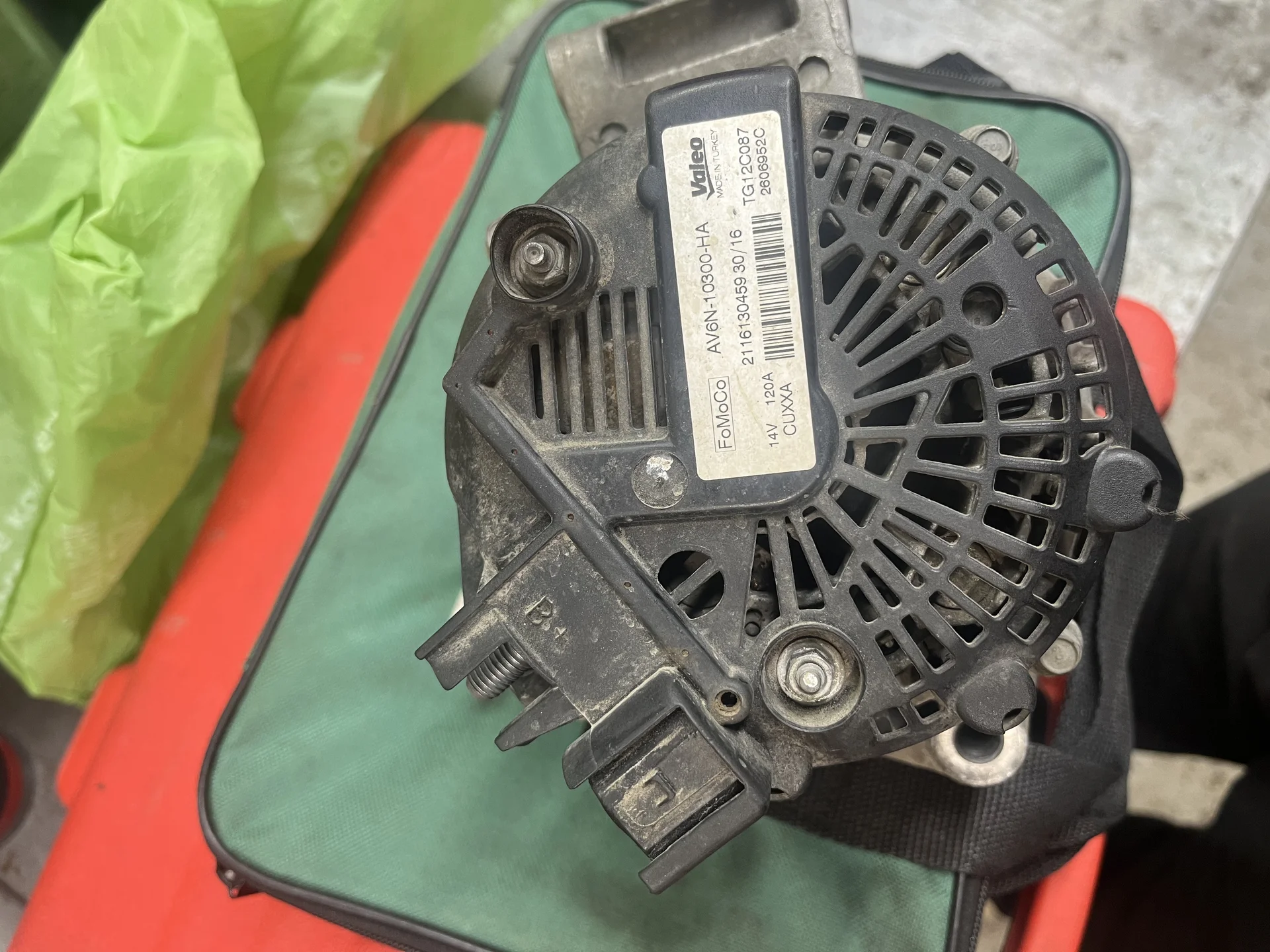 Генератор ford AV6N-10300-HA - миниатюра 6