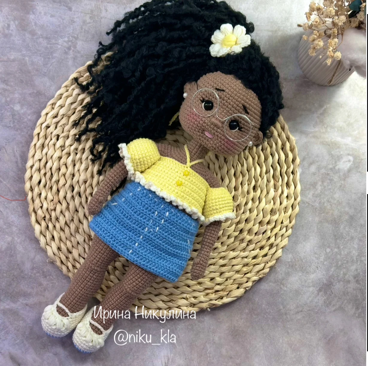 Кукла ручной работы - миниатюра 2