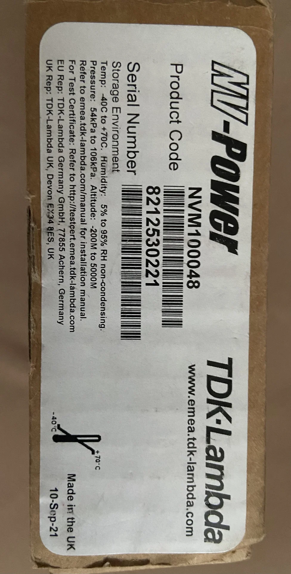 Tdk lambda источник питания nvm 175 - миниатюра 3