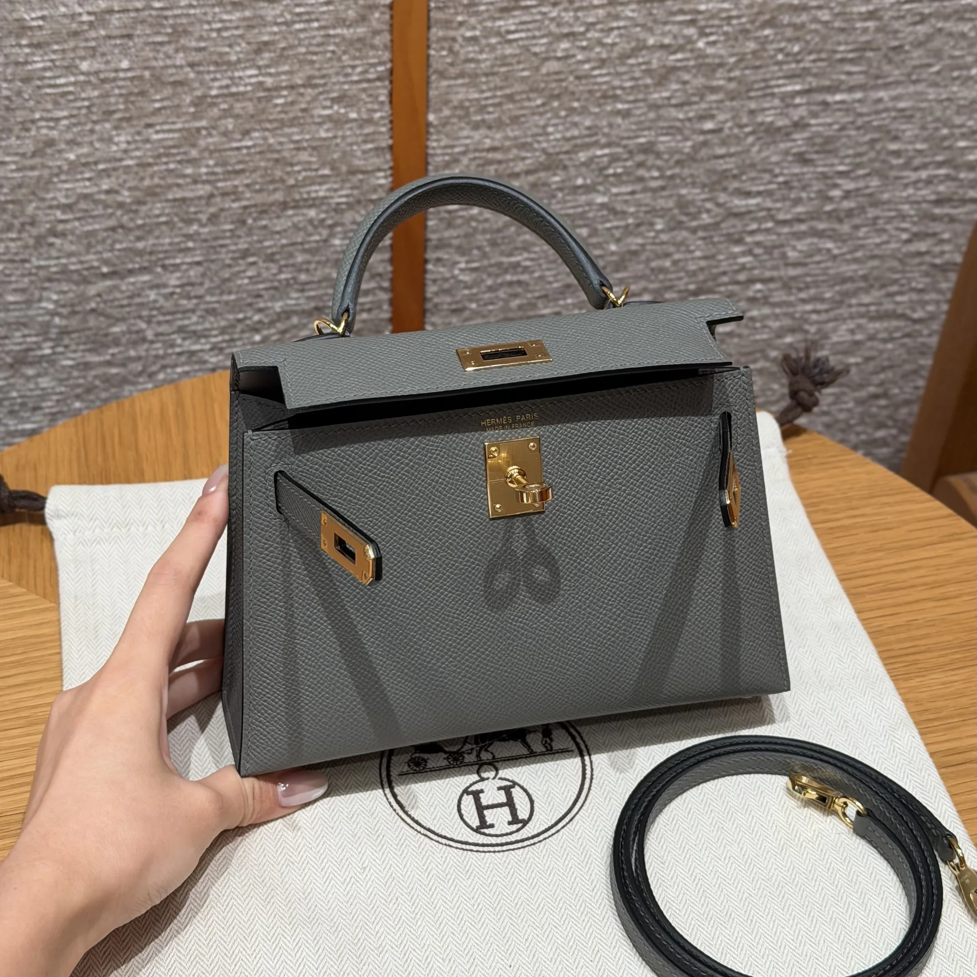 Сумка Hermès Mini Kelly 2 Epsom - миниатюра 3