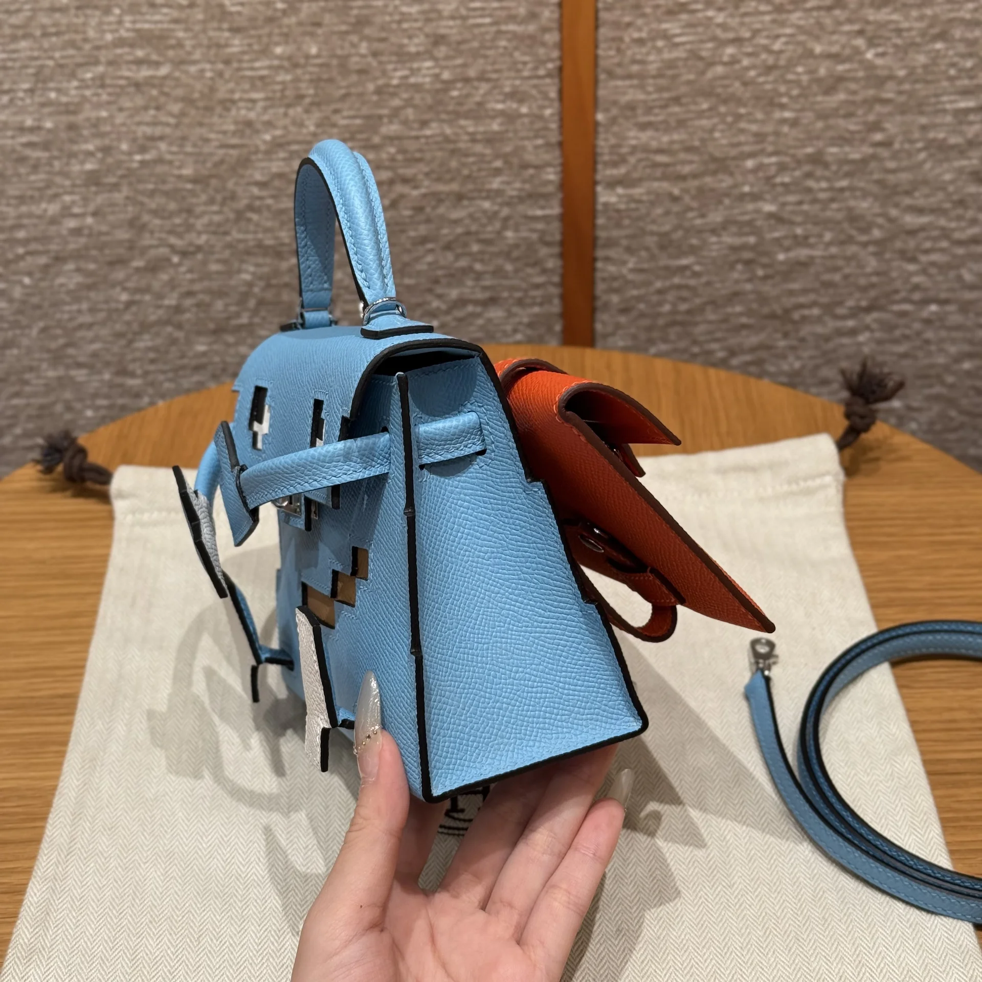 Сумка Hermès Kelly Doll Picto - миниатюра 7