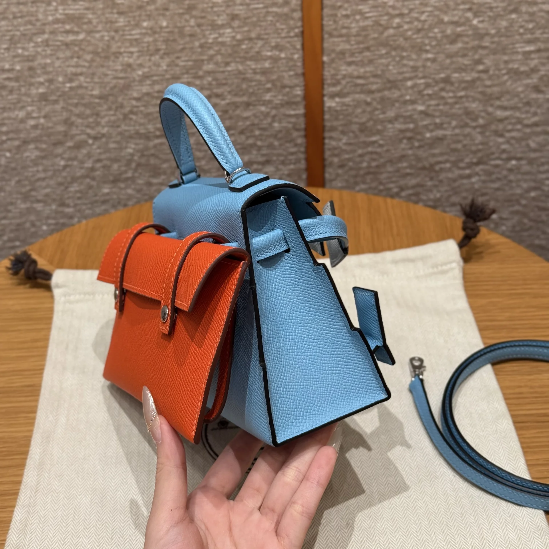 Сумка Hermès Kelly Doll Picto - миниатюра 8