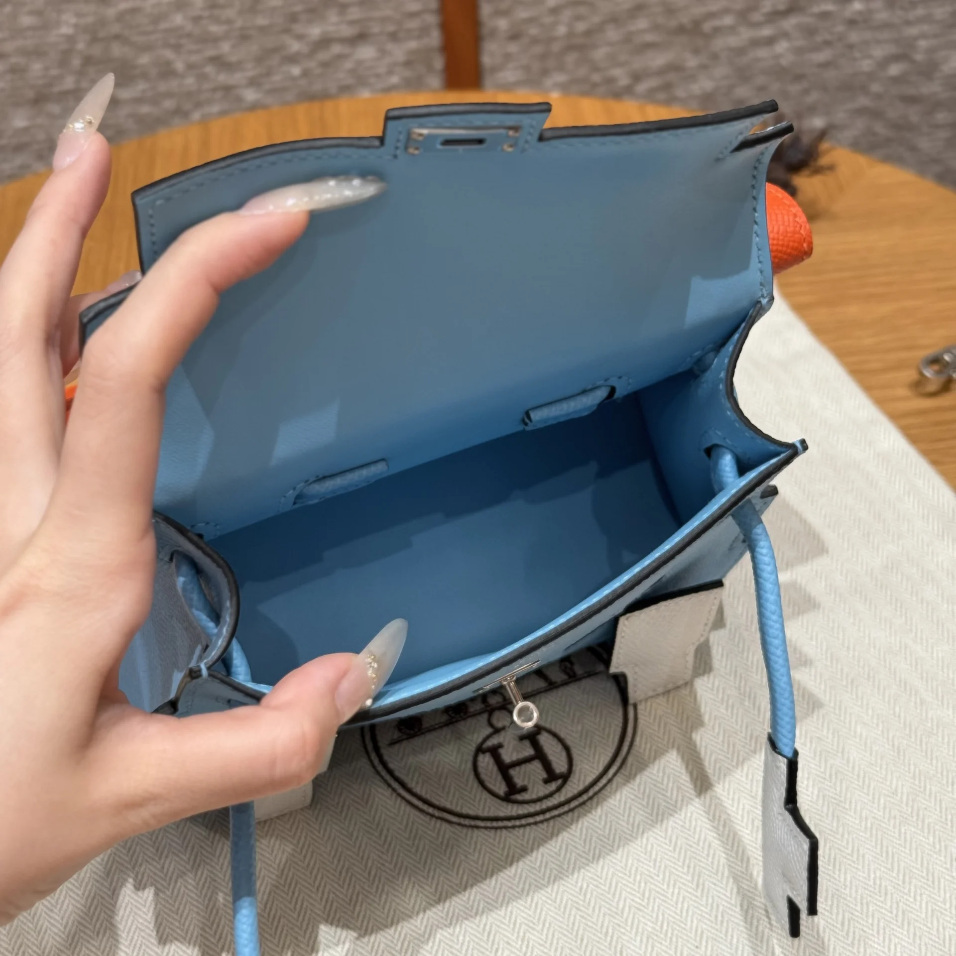 Сумка Hermès Kelly Doll Picto - миниатюра 13