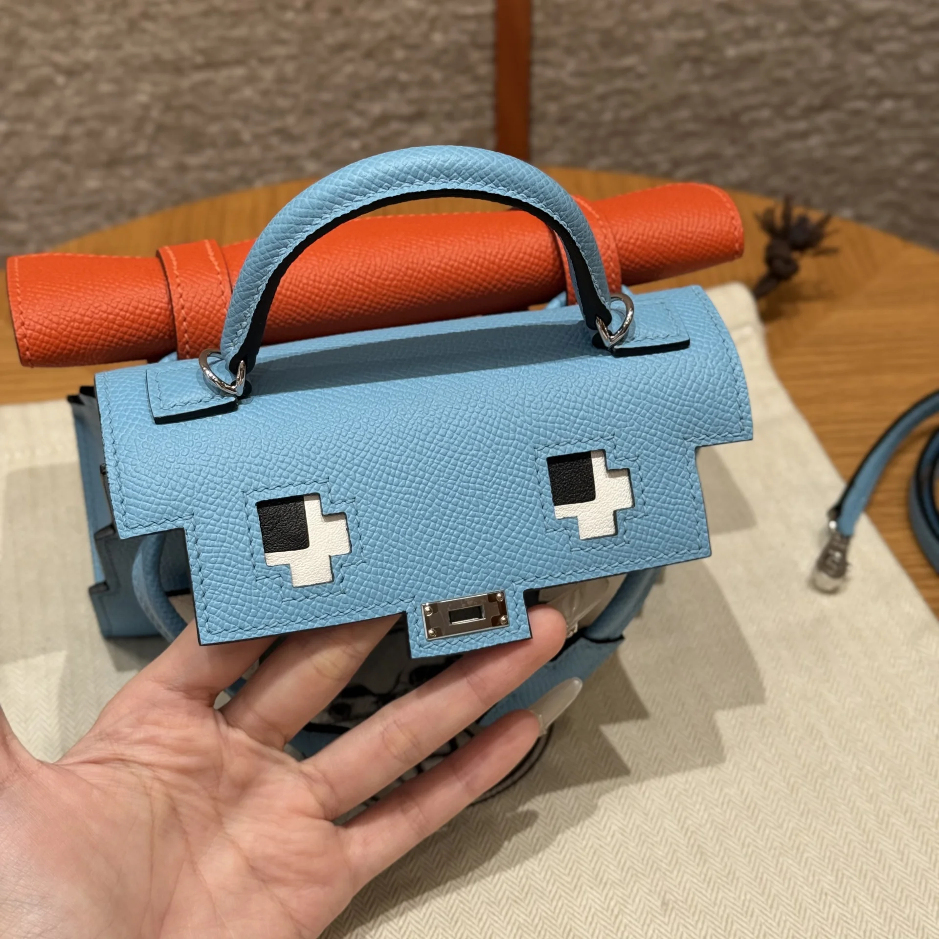 Сумка Hermès Kelly Doll Picto - миниатюра 14