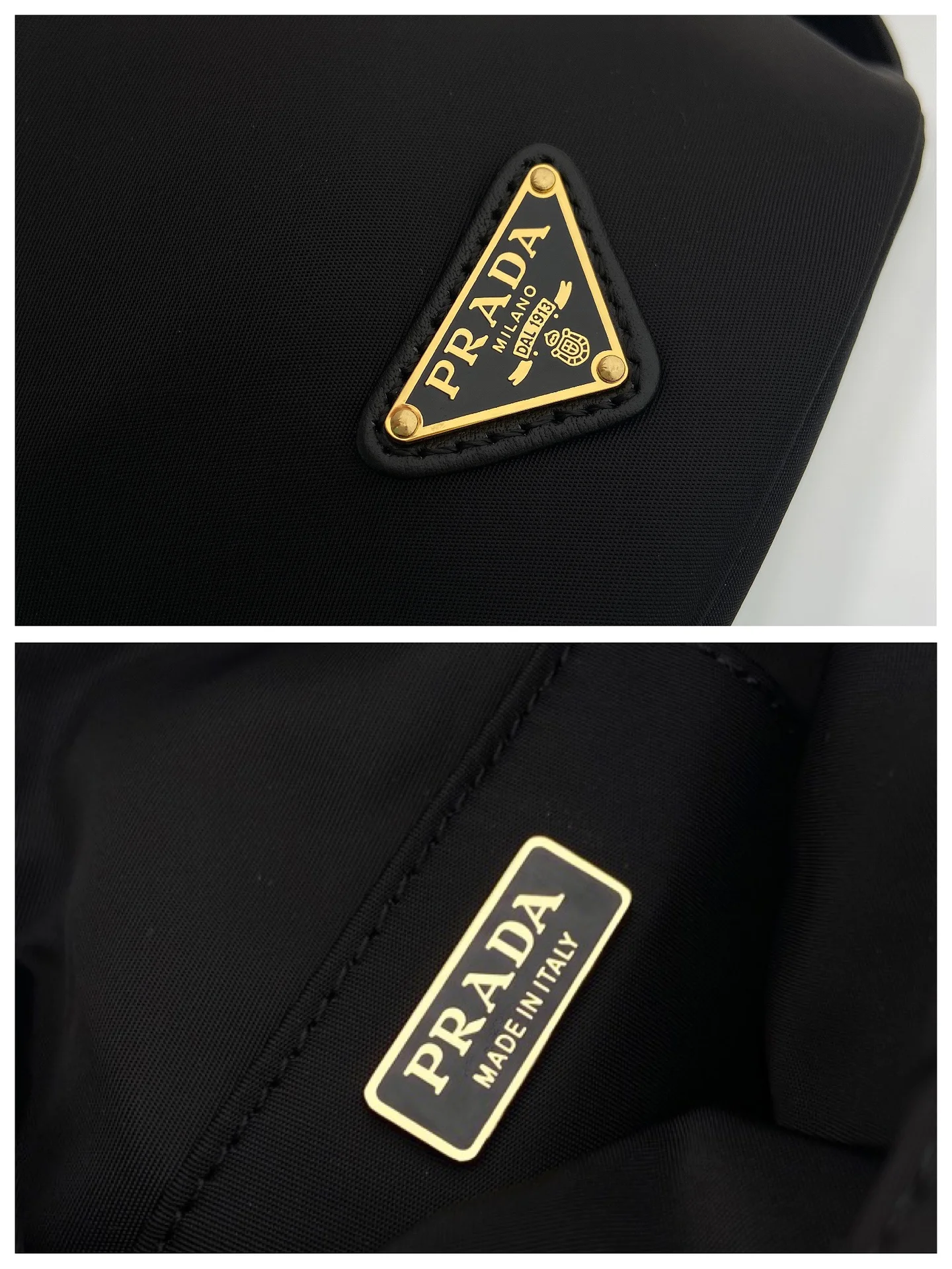 Сумка Prada Mini Petit Sac Noir Bucket Bag - миниатюра 10